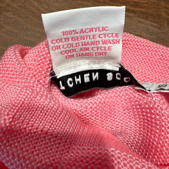 Gretchen Scott Pink Turtle neck sweater - Picture 3 of 4